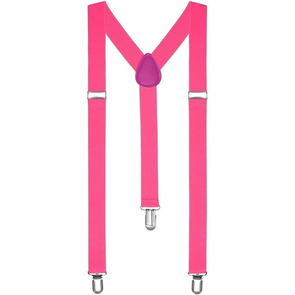 Braces/Suspenders One Size Fully Adjustable Y Shaped With Strong Clips