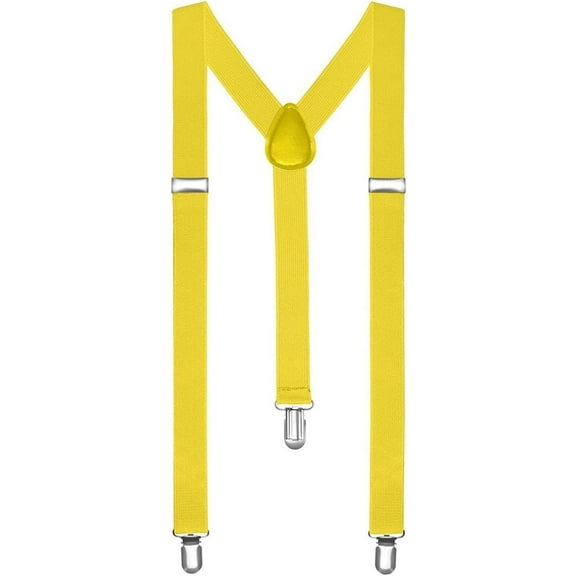 Braces/Suspenders One Size Fully Adjustable Y Shaped With Strong Clips
