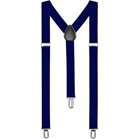 Braces/Suspenders One Size Fully Adjustable Y Shaped With Strong Clips