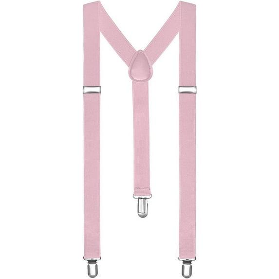 Braces/Suspenders One Size Fully Adjustable Y Shaped With Strong Clips
