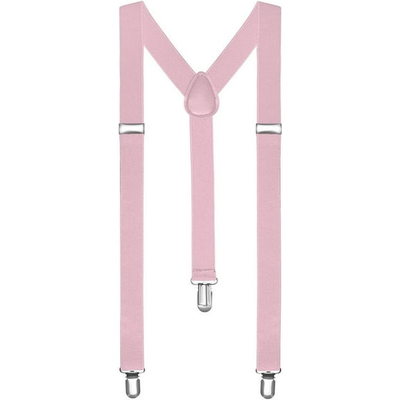 Braces/Suspenders One Size Fully Adjustable Y Shaped With Strong Clips