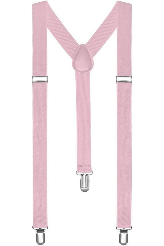 Braces/Suspenders One Size Fully Adjustable Y Shaped With Strong Clips
