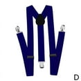 thumbnail image 1 of Braces Unisex Mens Womens Elastic Y-back Adjustable Suspenders Clip On O9A0, 1 of 9