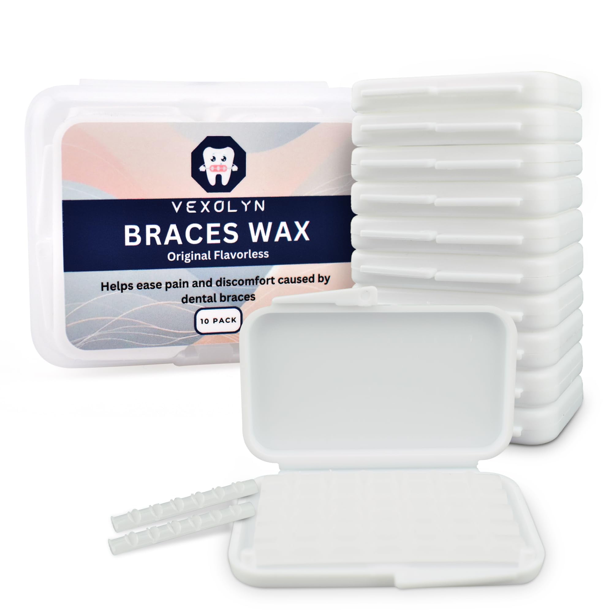 Braces Wax Pack Dnf Precut Orthodontic Wax Strips Clear And