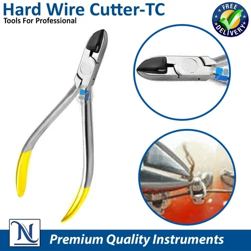 Braces Wire Cutter Hard Pliers Stainless Steel Removal Tooth Pulling Tc Tip