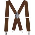 thumbnail image 1 of Muchenggift Braces for Men Trousers with Very Strong 4 Clips 50 MM Wide Duty Suspenders X Style Adjustable Brace Suspenders, 1 of 1