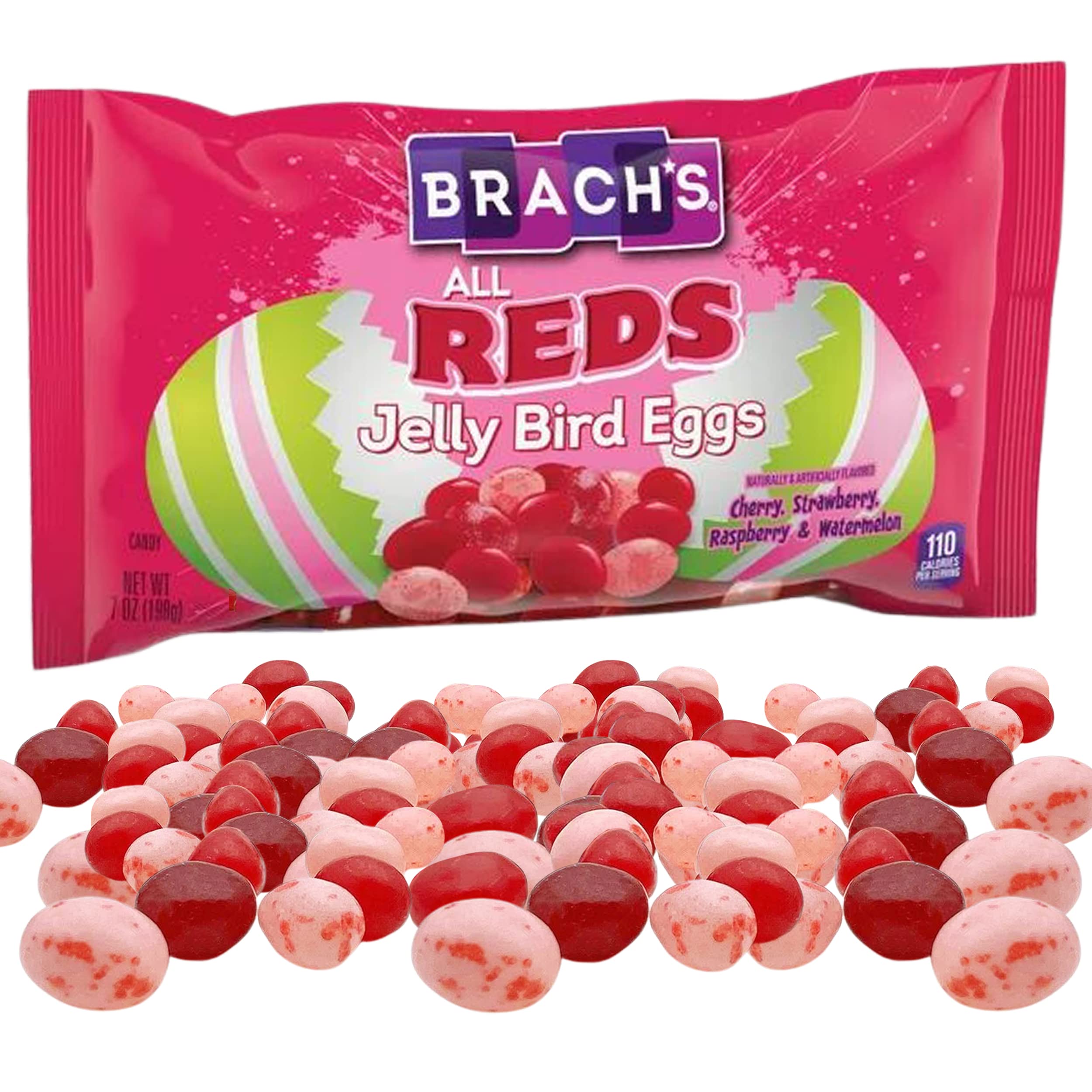 Brach,S Classic Jelly Beans All Red Jelly Bird Eggs Premium