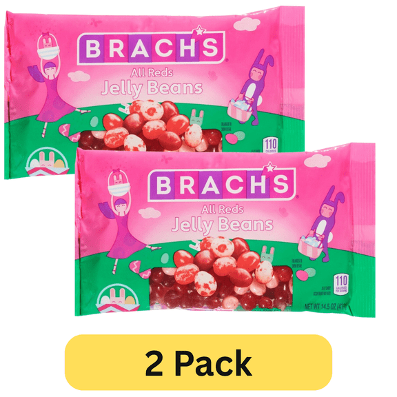 Brach's All Reds Jelly Beans, 14.5 oz - Pack of 2