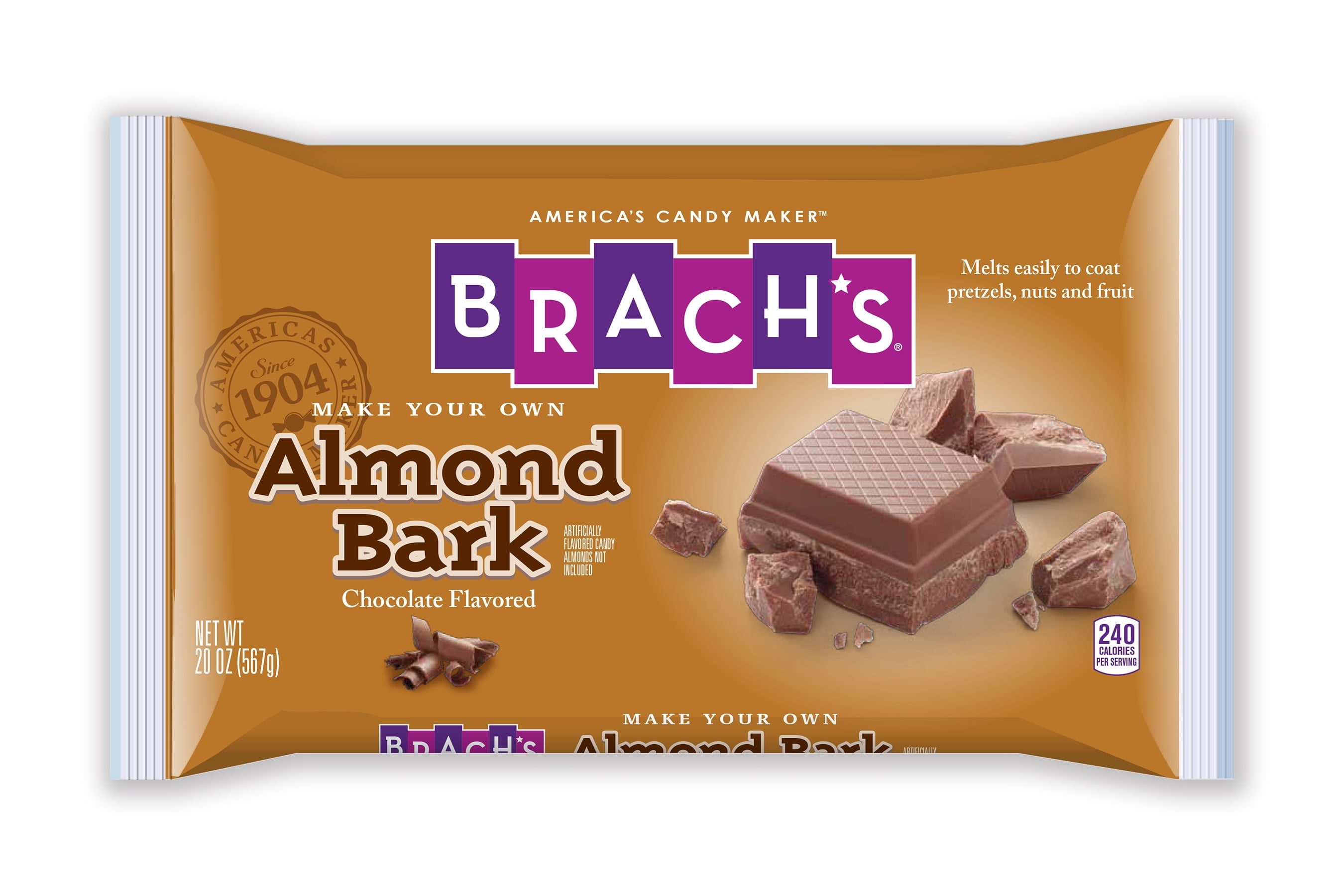 Brach's Almond Bark Chocolate, 20 Ounce Bag