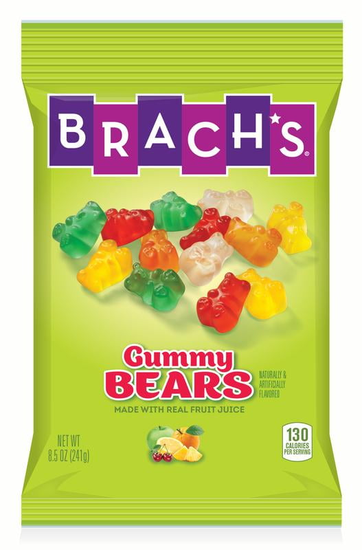 Brach's, Assorted Flavored Gummy Bears Candy, 8.5oz