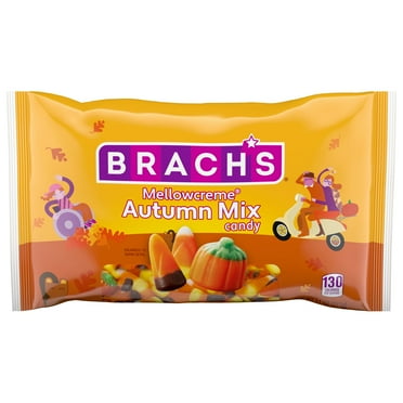 Brach's Assorted Flavors Autumn Mix Candy, Halloween Candy, 11 oz, Bag (Pack of 6)