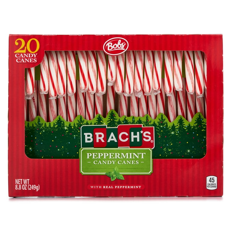 peppermint Brach's Bobs Red & White Mint Cane, 20 ct, 8.8 oz