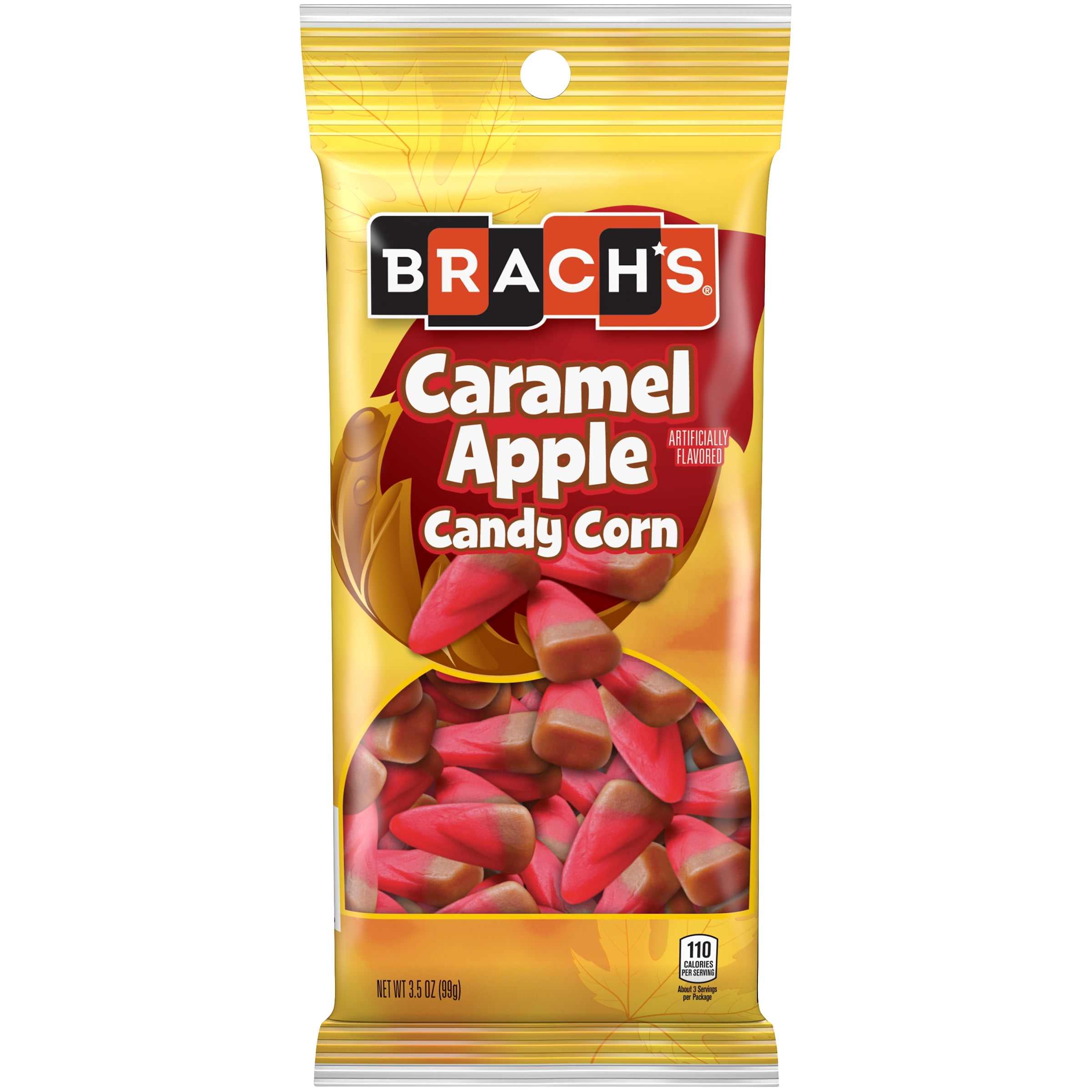 Brach's Caramel Apple Candy Corn Halloween Flex Pegs, 3.5 oz