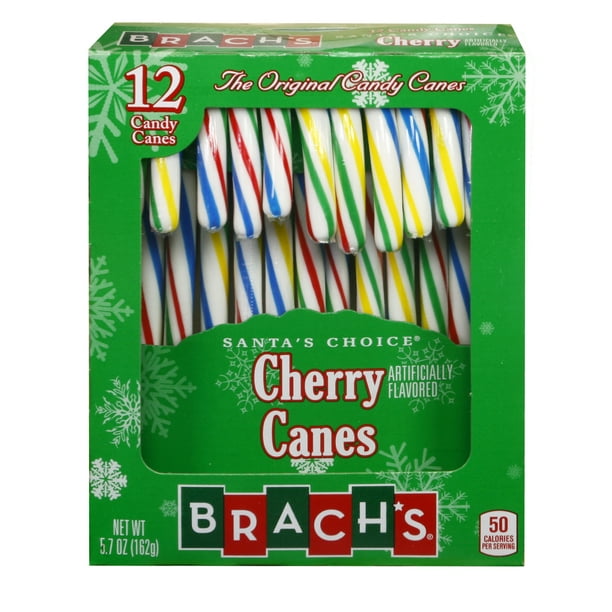 Brach's Cherry Candy Canes, 5.7 oz (12 Count)