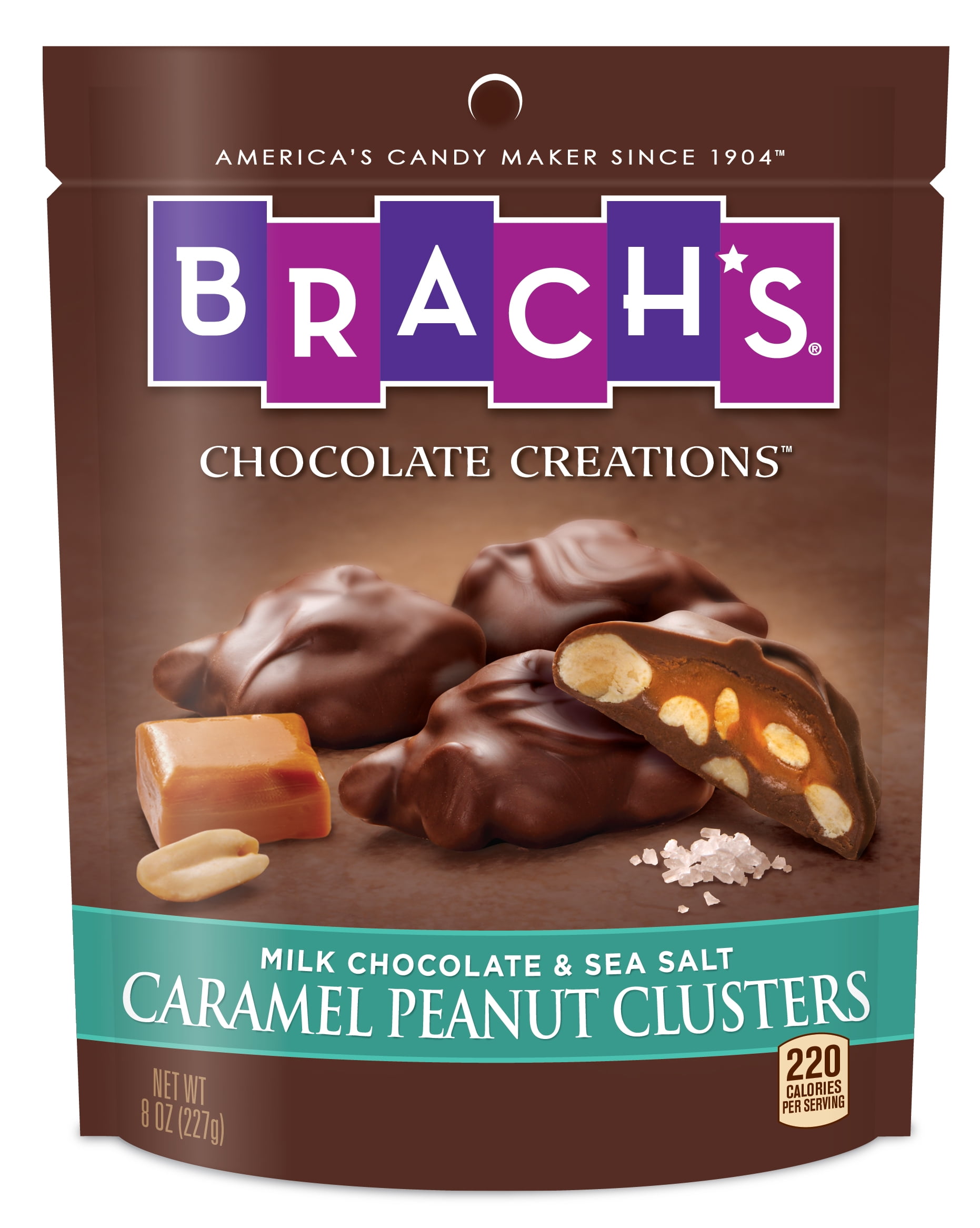 Brach's Chocolate Creations Milk Chocolate & Sea Salt Caramel Peanut