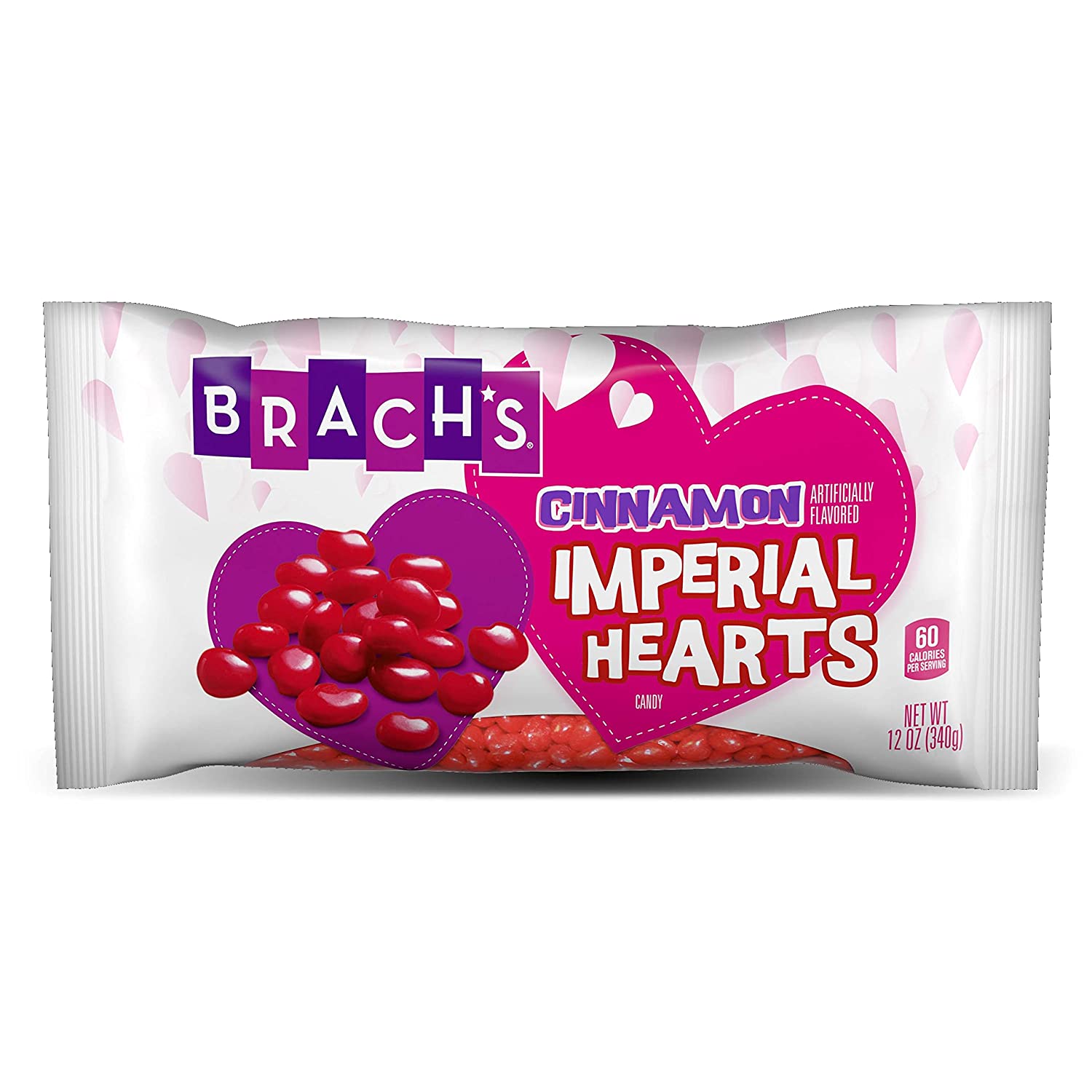 Brach's Cinnamon Imperial Valentine’s Day Hearts Hard Candy Cinnamon