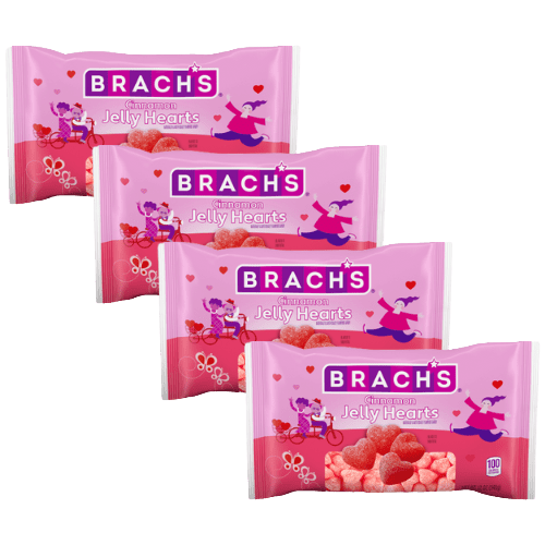 Brach's Cinnamon Jelly Hearts Candy 12 oz Bag