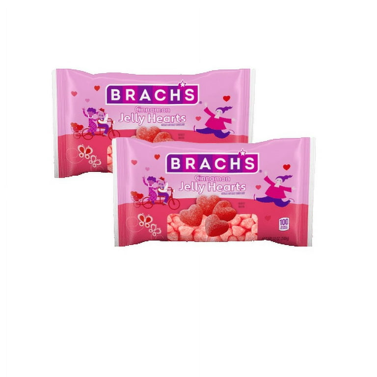 Brach's Cinnamon Jelly Hearts Candy - 12 oz Bag 