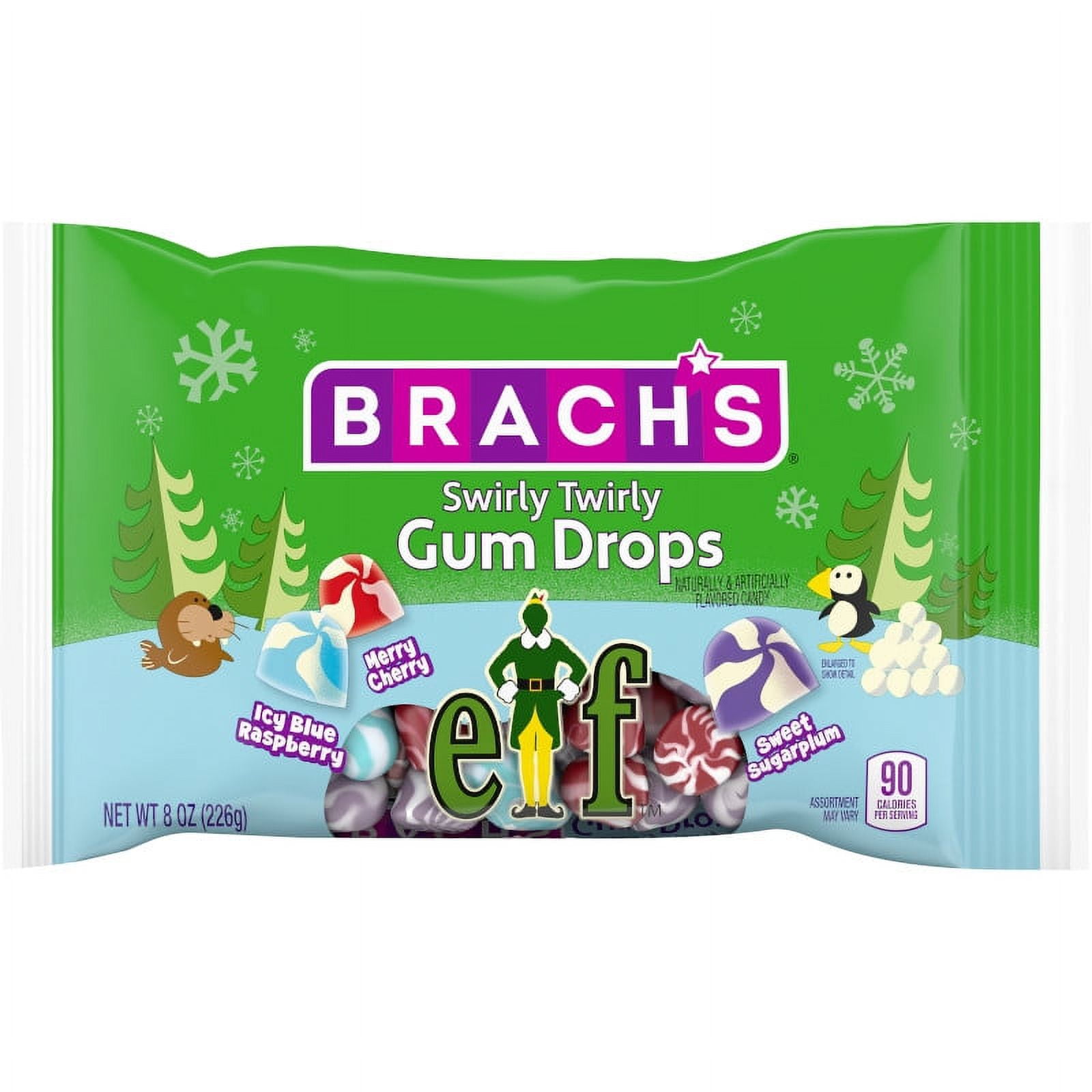 Brach's Elf™ Swirly Twirly Holiday Gum Drops Candy, 8oz 