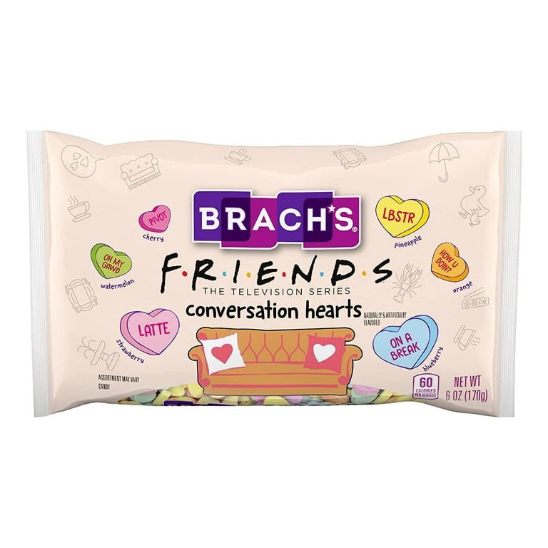 Brach's FRIENDS Valentine's Day Conversation Hearts Candy, 6 oz