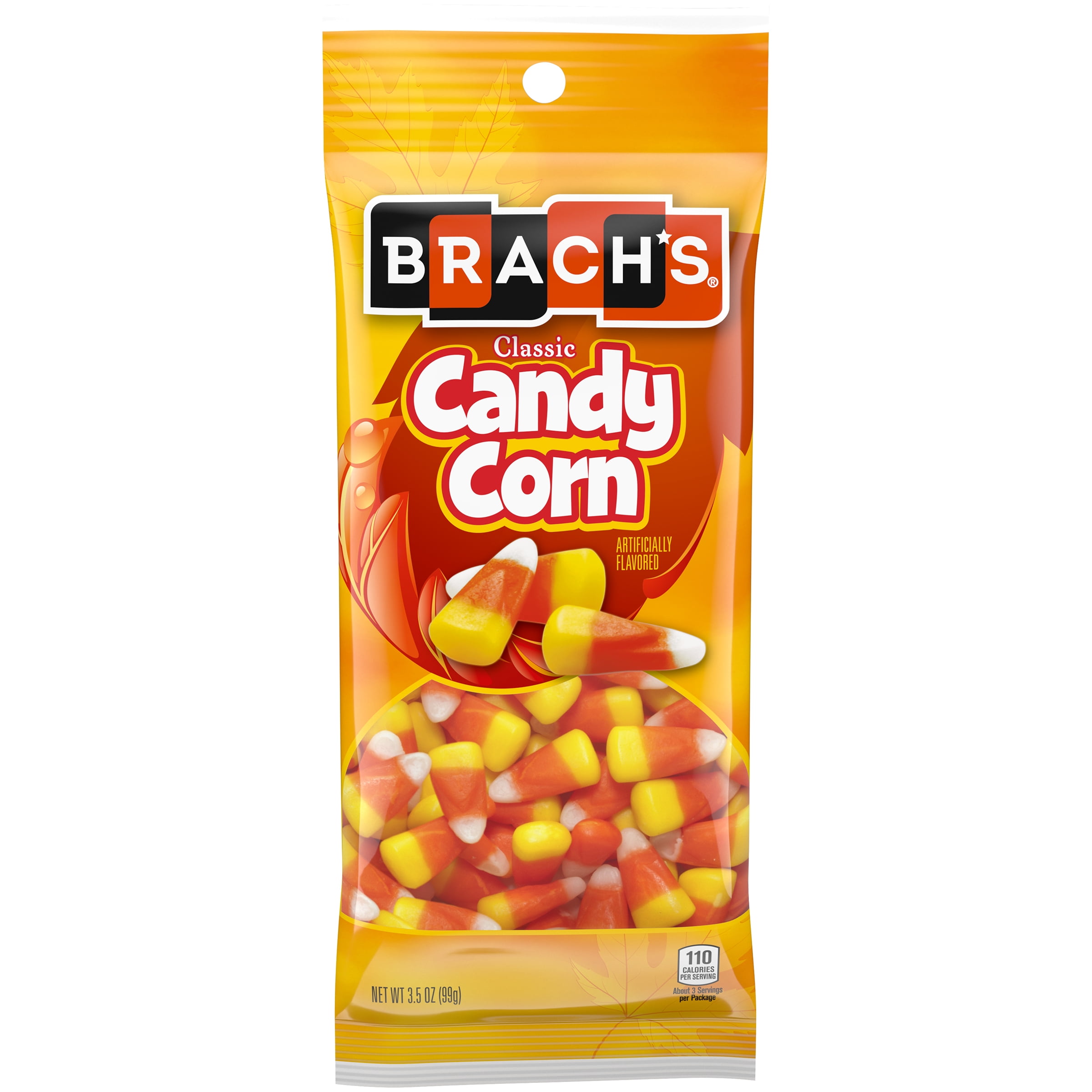  Brach's Classic Candy Corn Trick or Treat Packs, 60 Mini  Pouches : Grocery & Gourmet Food