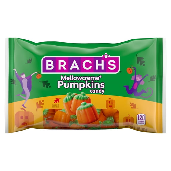 Brach's Halloween Mellowcreme Pumpkins Candy, Halloween Candy, 11 oz Bag
