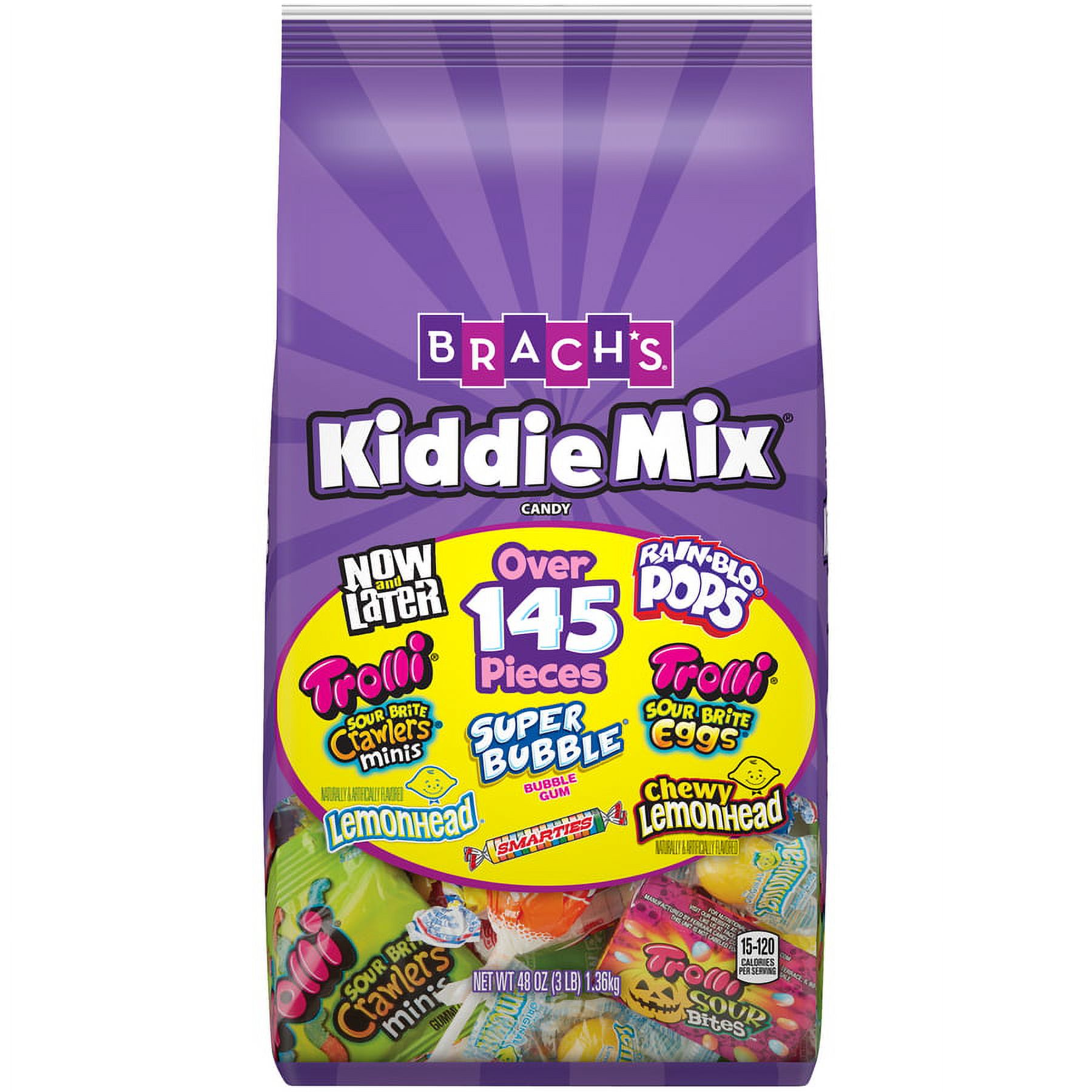 Brach's Kiddie Assorted Candy Bag, 48 Oz (145 Pieces) - image 1 of 5