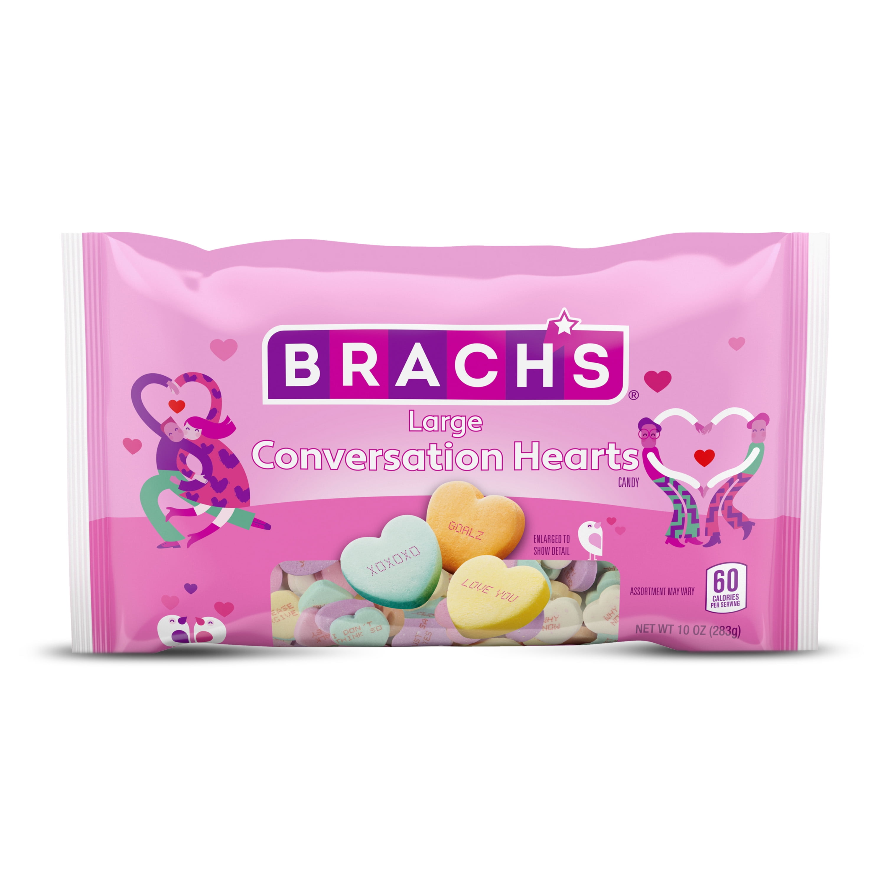 Brach's Large Conversation Hearts Candy 10oz Bag
