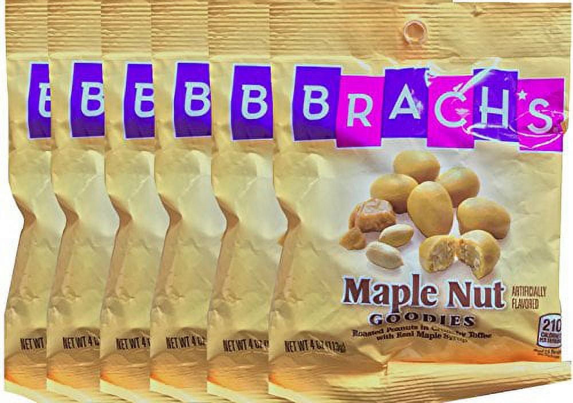 Brach's Maple Nut Goodies Roasted Peanuts In Crunchy Toffee Real Maple