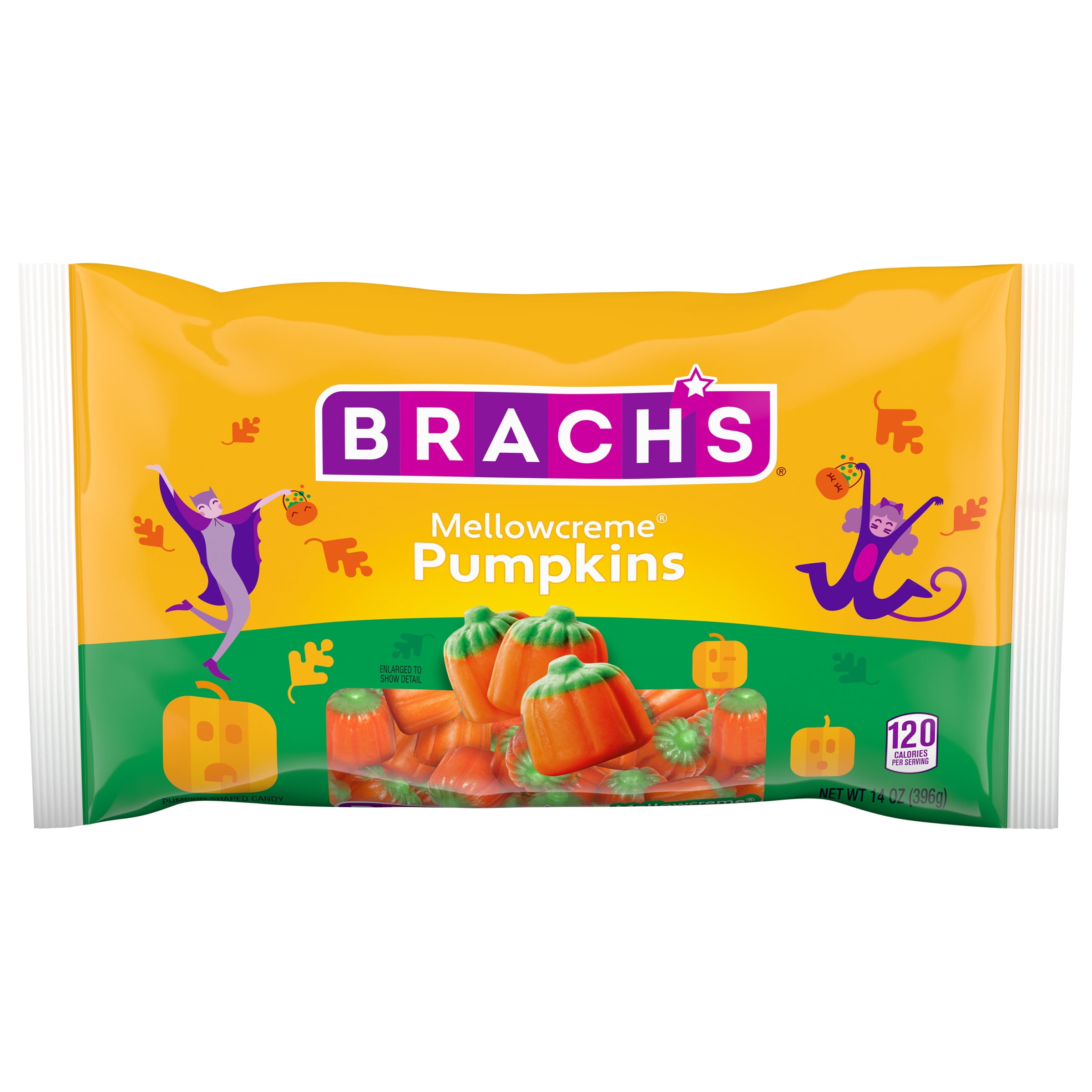 Brach's Mellowcreme Pumpkins
 Brach s Mellowcreme Pumpkins Halloween Candy 14oz Walmart
