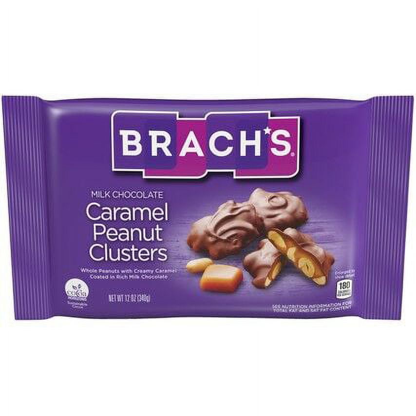Brach's Milk Chocolate Caramel Peanut Clusters, 12oz