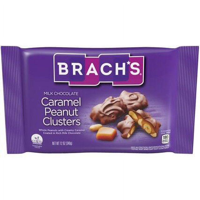 Brach's Milk Chocolate Caramel Peanut Clusters, 12oz