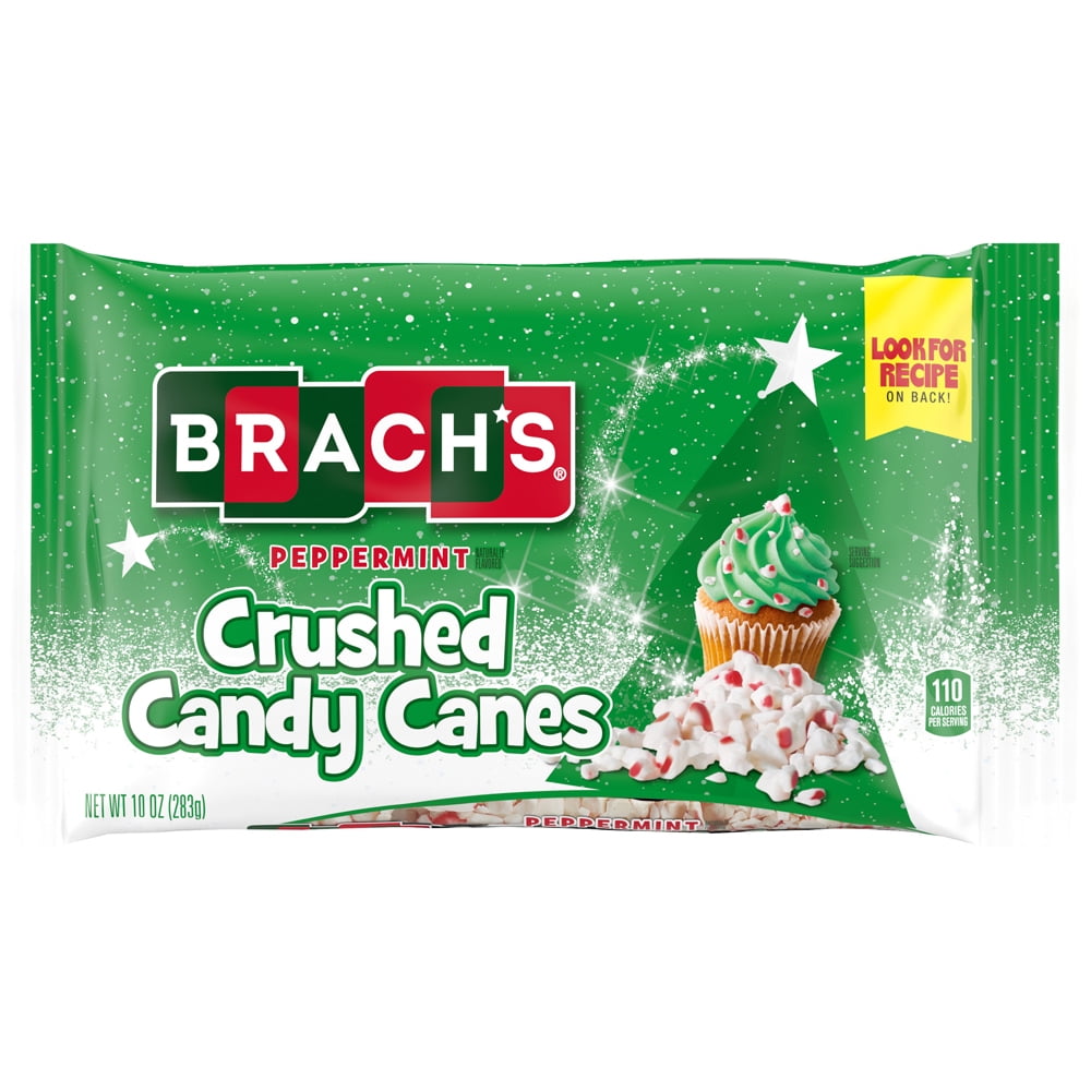 Brach's 10 Oz Peppermint Crushed Candy Canes, Perfect for Holiday