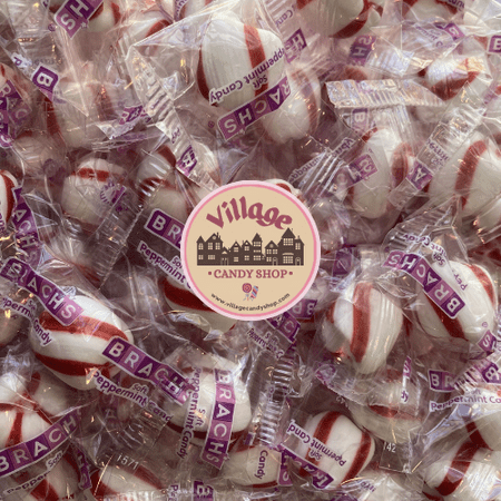 Brach's Soft Peppermint Puffs Candy (formerly Bobs Sweet Stripes) - 7 oz. (Approx. 40 Puffs)