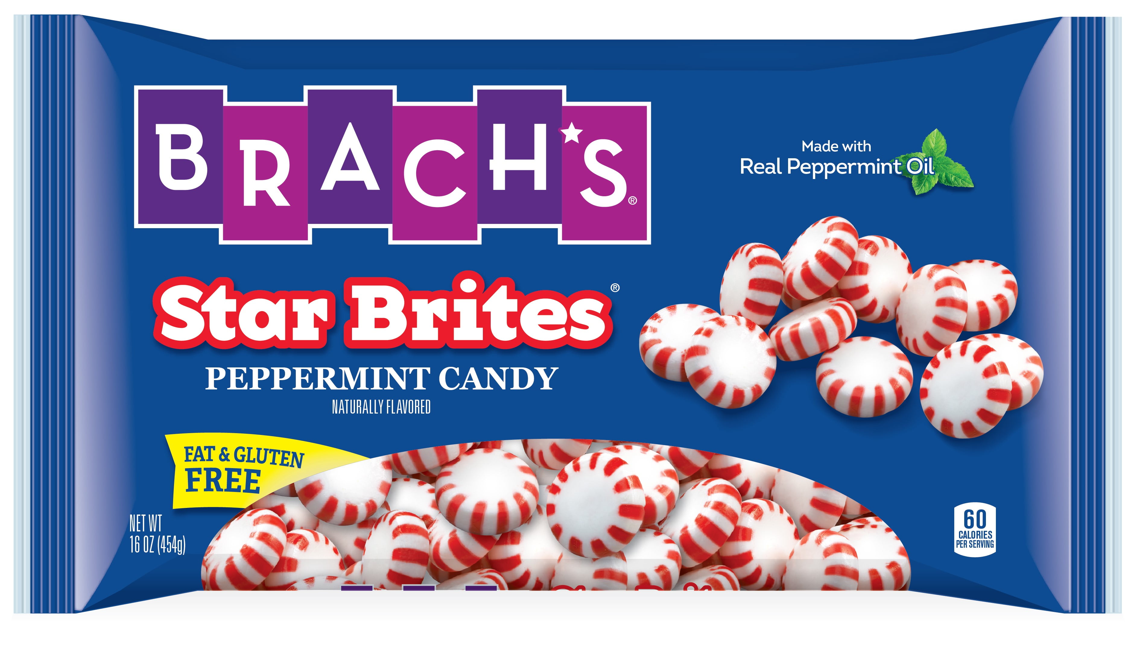Brach's Star Brites Peppermint Hard Candy, 16 Oz