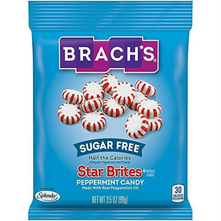 Brach's Sugar-free Star Brites Peppermint Candy, 3.5 Oz.