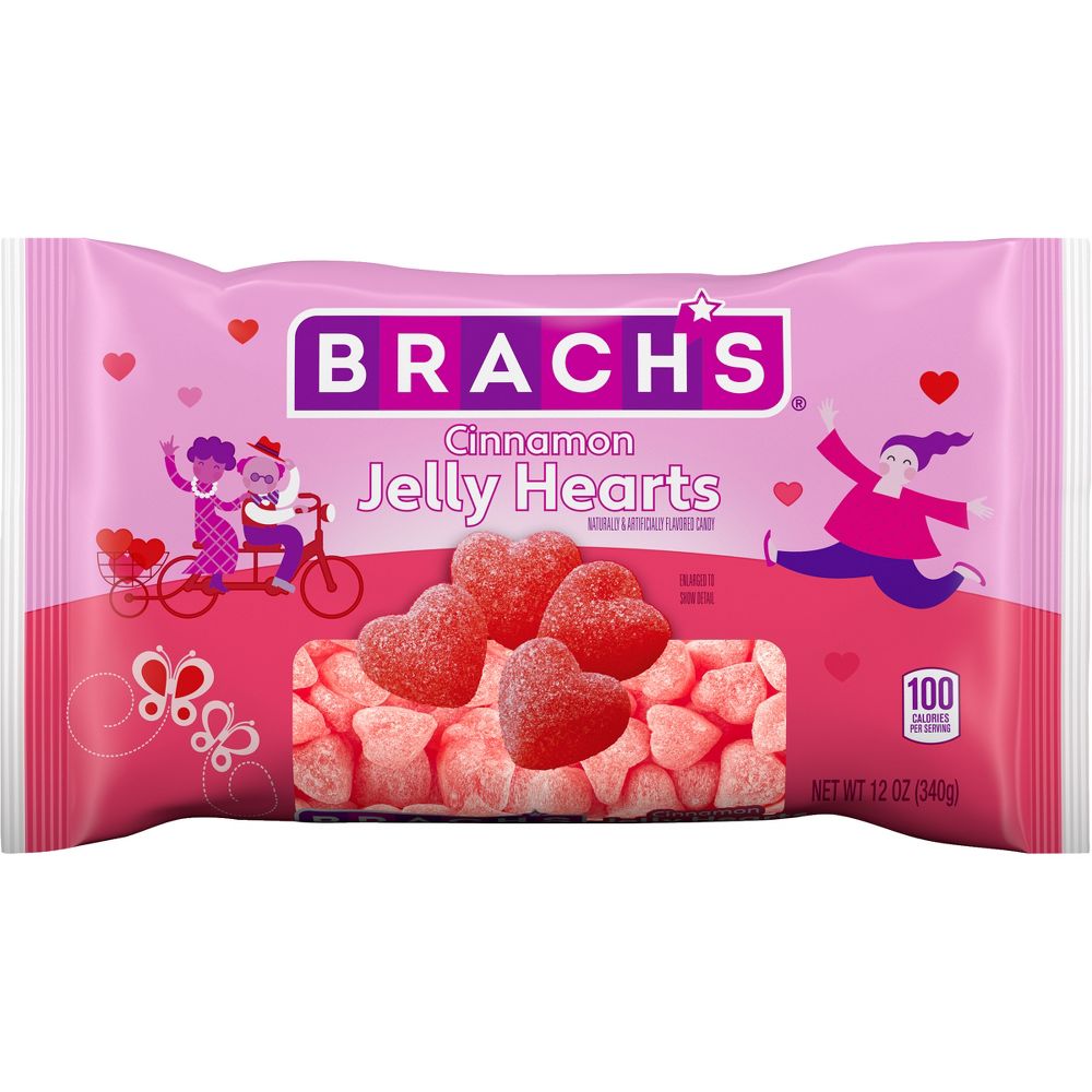 Brach's Valentine's Cinnamon Jelly Hearts 12oz