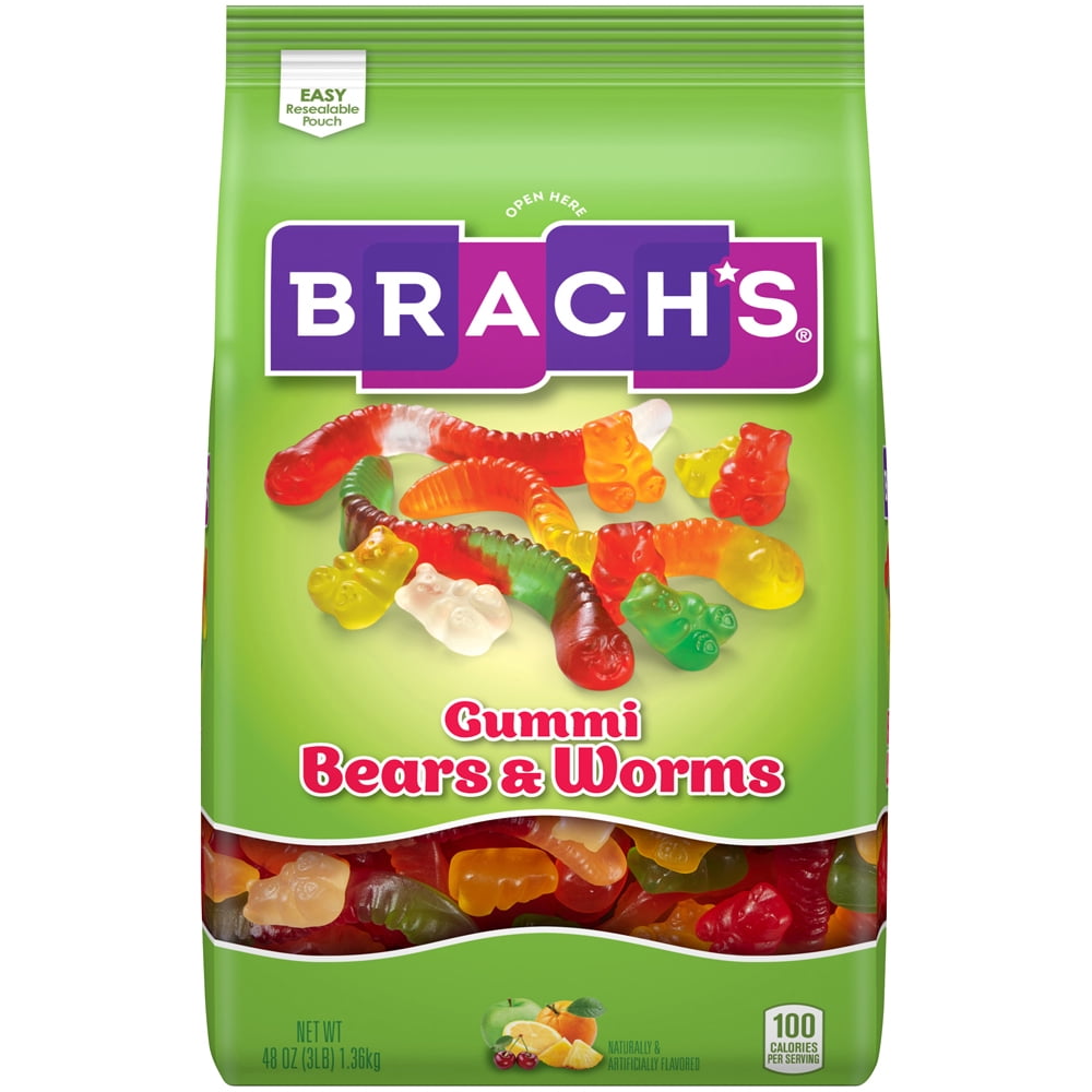 Shop Brach's Wild N' Fruity Gummi Bears & Worms, 48 Oz Great Prices