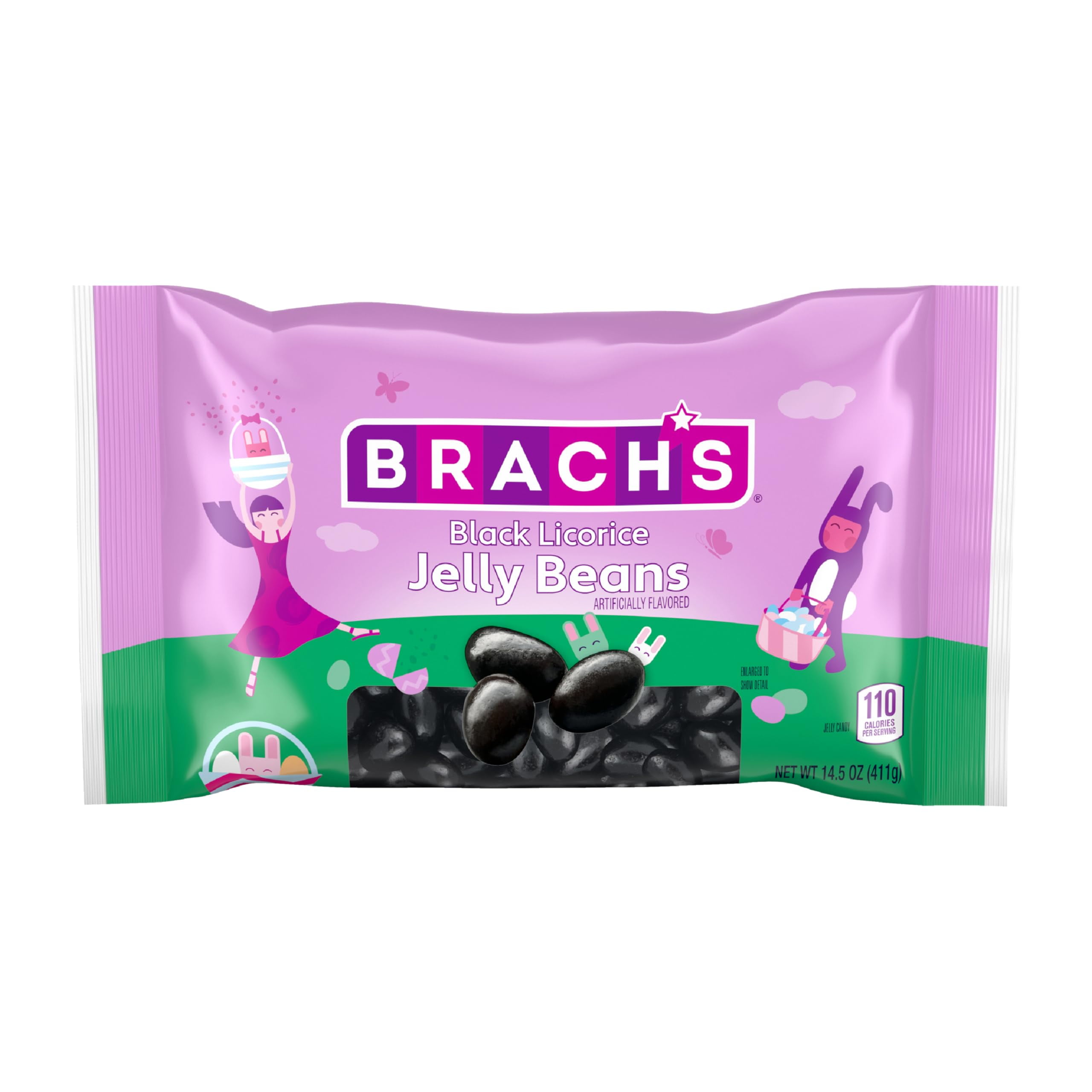 Brachs Black Licorice Jelly Beans, Springtime Easter Candy, 14.5 Oz Packaging May Vary