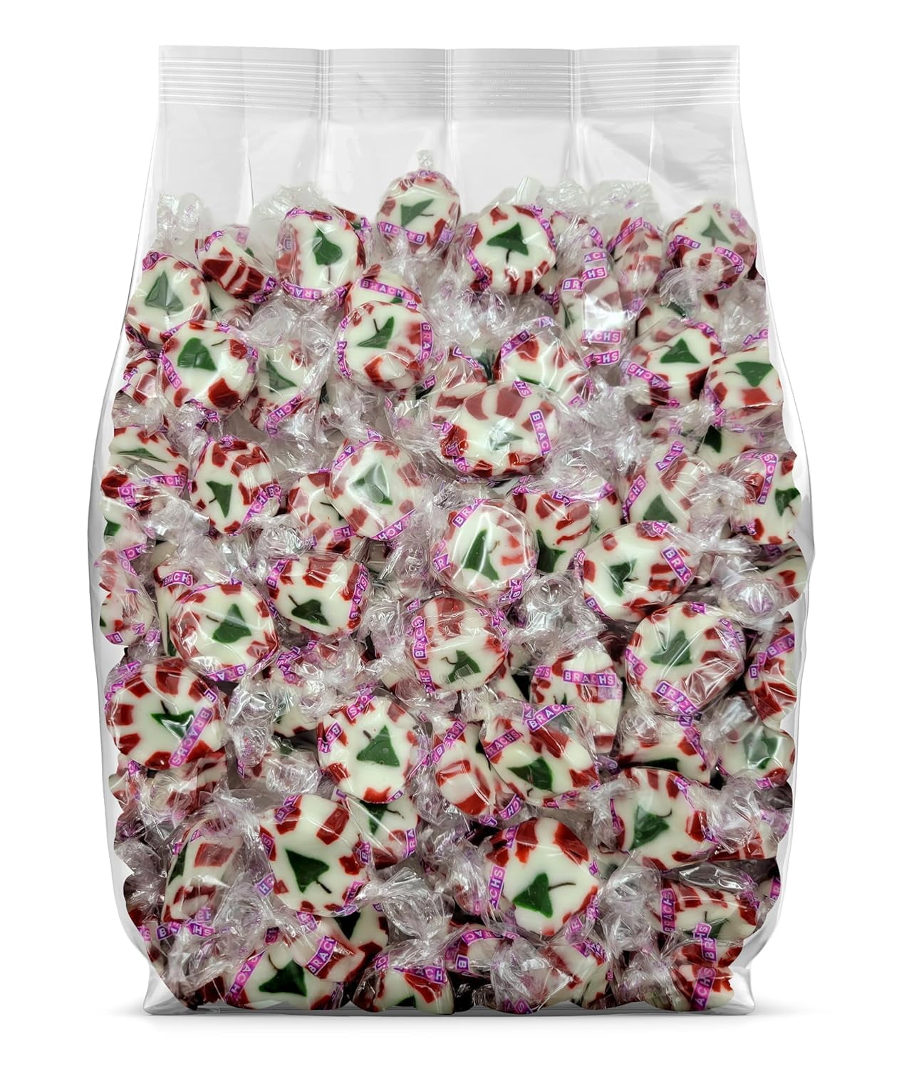 Brachs Peppermint Christmas Nougats Candy Bulk Christmas Candy Individually Wrapped Brachs