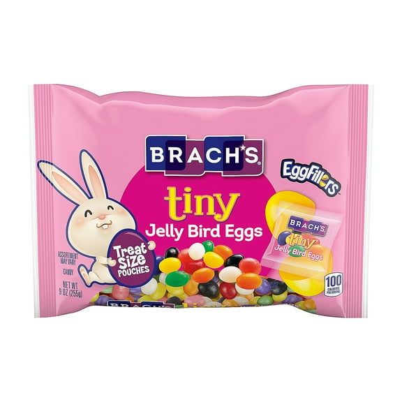 Brachs Tiny Jelly Bird Eggs Jelly Bean Treat Pouches - 18 Pc.