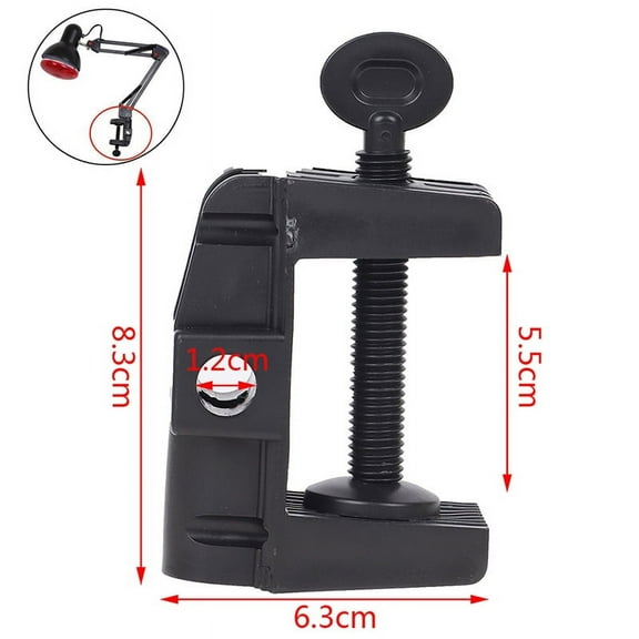 Bracket Clamp Accessories DIY Fixed Clip Light Mount Holder for Desk Lamp
