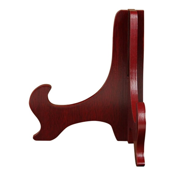 WASHWEPE Display Stand Photo Frame Holder Dark Red Wood 1Pack