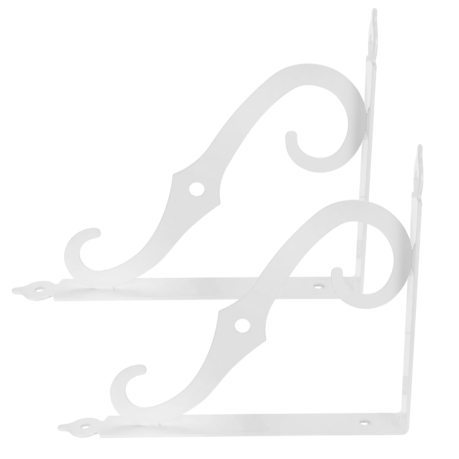 Bracket Heavy Duty Shelf Brackets Floating Shelves for Wall Decorative Hanging Storage White