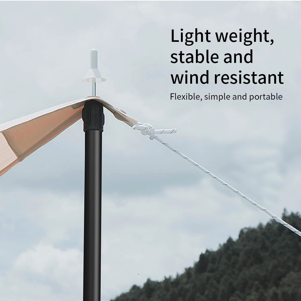 Bracket,Poles Tarp Adjustable Poles/portable Shelter/hammock Rain Poles ...