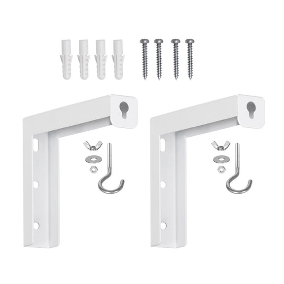 Bracket Projector Screen Hanger Adjustable Ceiling Mount for Projector Screens L Shape Holder with Hook