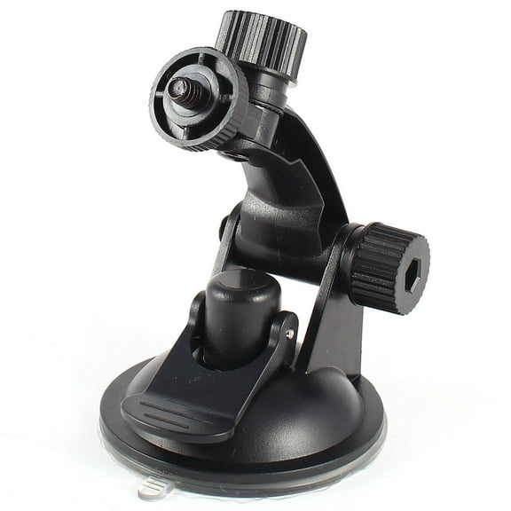 Bracket Suction Cup Base Windshield Camera Mount 9cm High Black Car