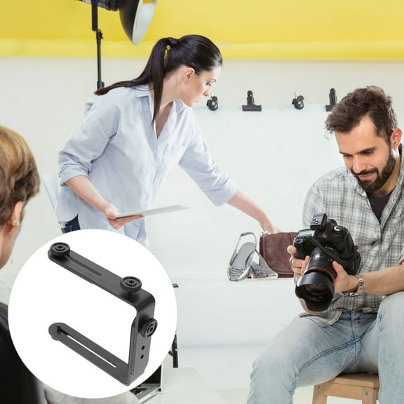 Bracket for Camcorder Camera Mount DSLR Handheld Stabilizer Black