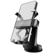 Bracketron AutoGrip Dash & Window Phone Mount with One-Handed Operation, Universal Cell Phone Holder for Windshield & Dashboard, TemperBond Suction, Fits Phones up to 3.75  Wide