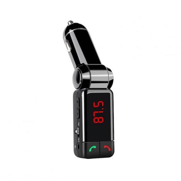 Bracketron RoadTripper Bluetooth FM Transmitter for Car, Truck, RV, Bus & Boat, Hands-Free Calling with Noise-Canceling Mic, Dual USB Charger (5V/2.1A), LED FM Display, Wireless Music Streaming